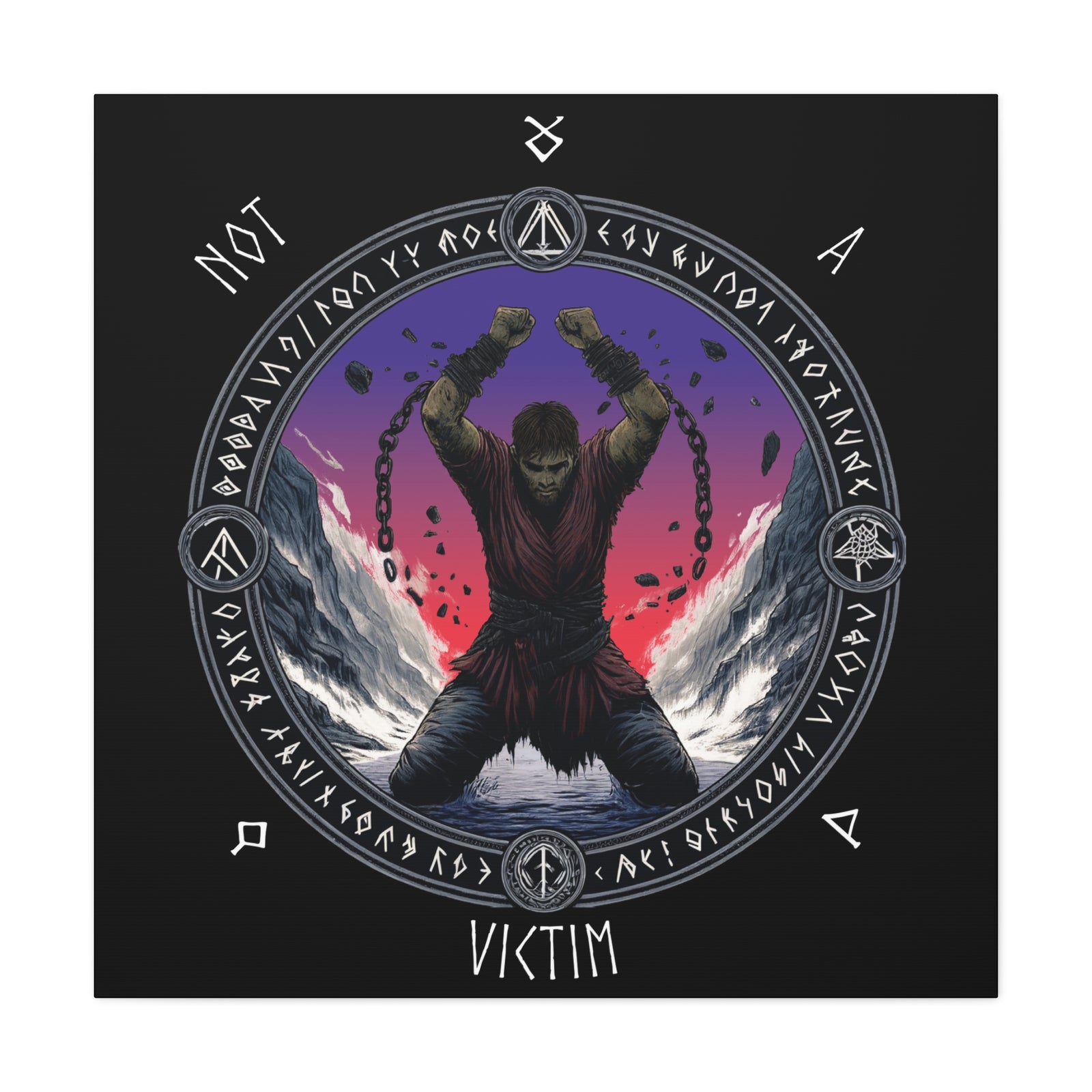 Shattered Shackles Canvas